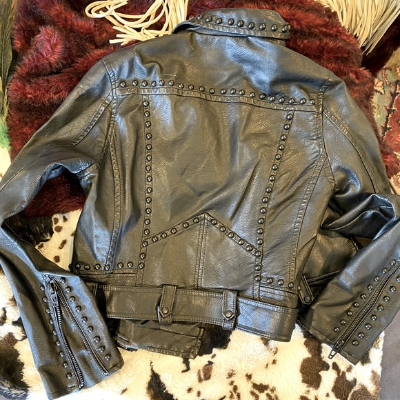BlankNYC Synthetic Leather Biker Jacket - Picture 2 of 7